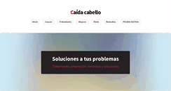 Desktop Screenshot of caida-cabello.org