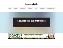 Tablet Screenshot of caida-cabello.org